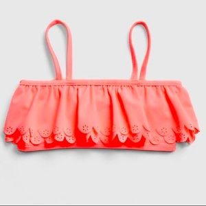 Gap kids neon pink bathing suit top